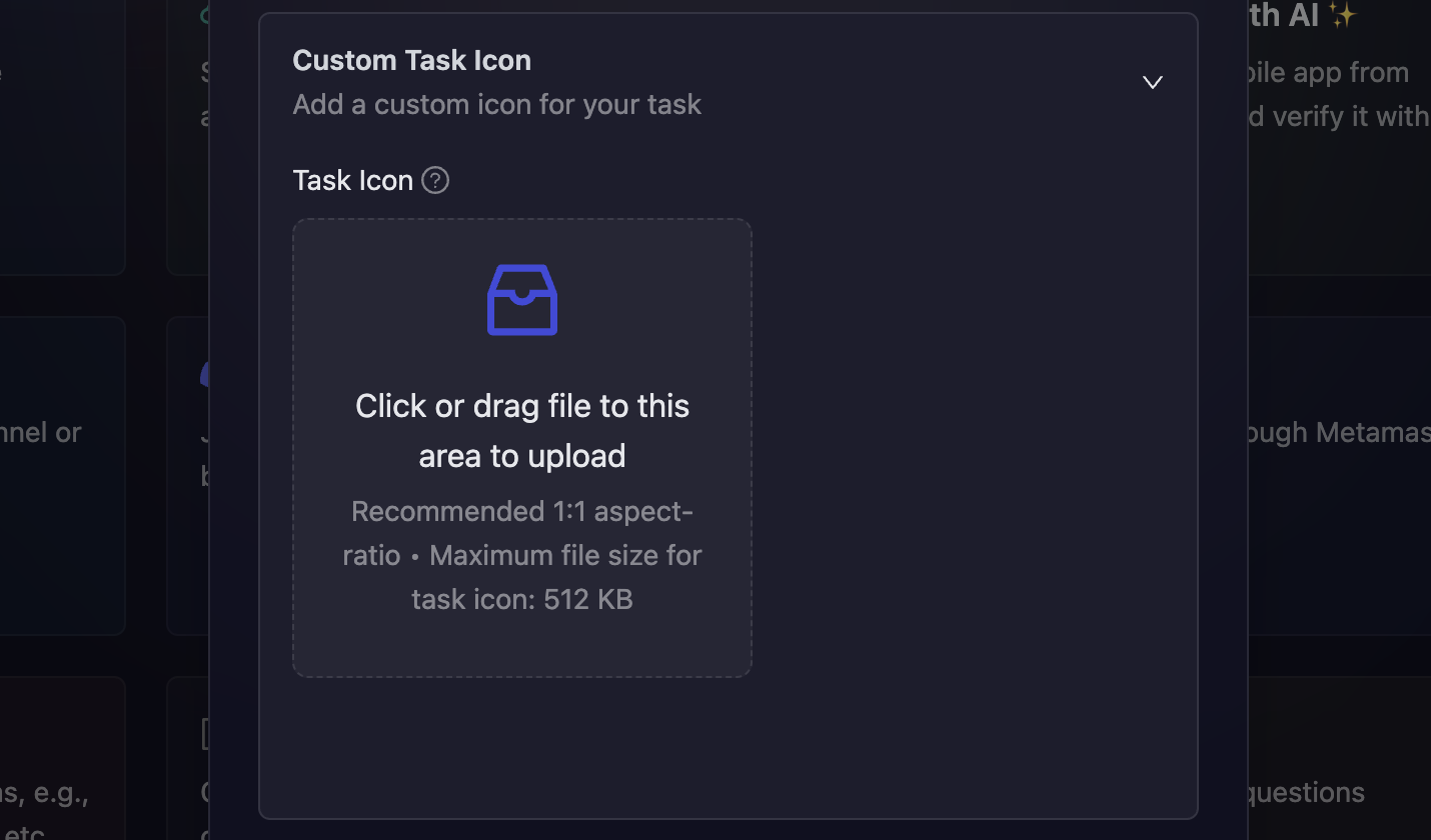 Custom Task Icon