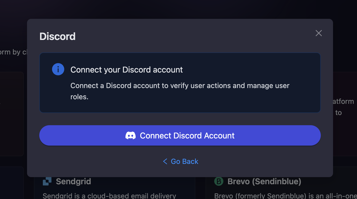 Connect Discord Account