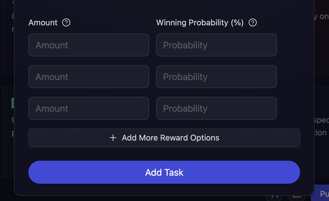 Spin the Wheel Task Reward