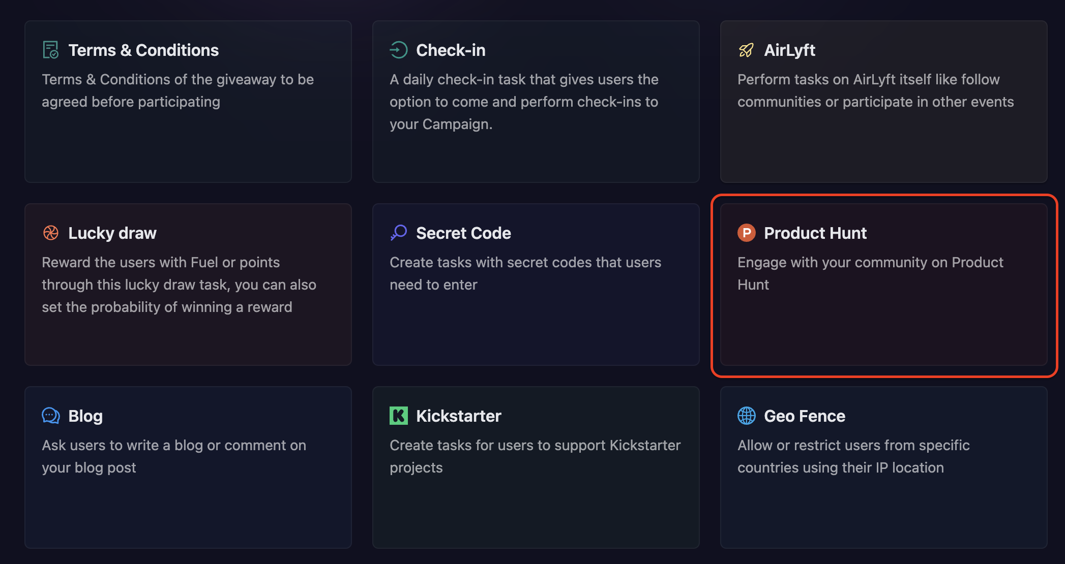 Product Hunt Task Main