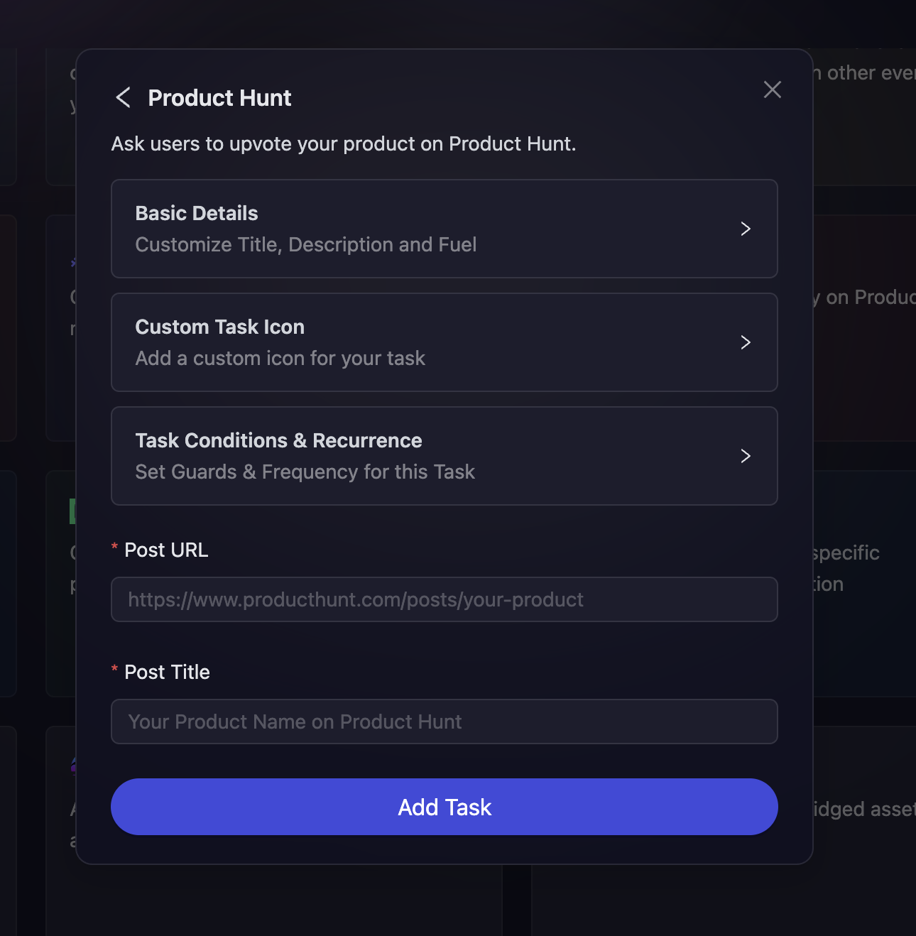 Product Hunt Upvote Details