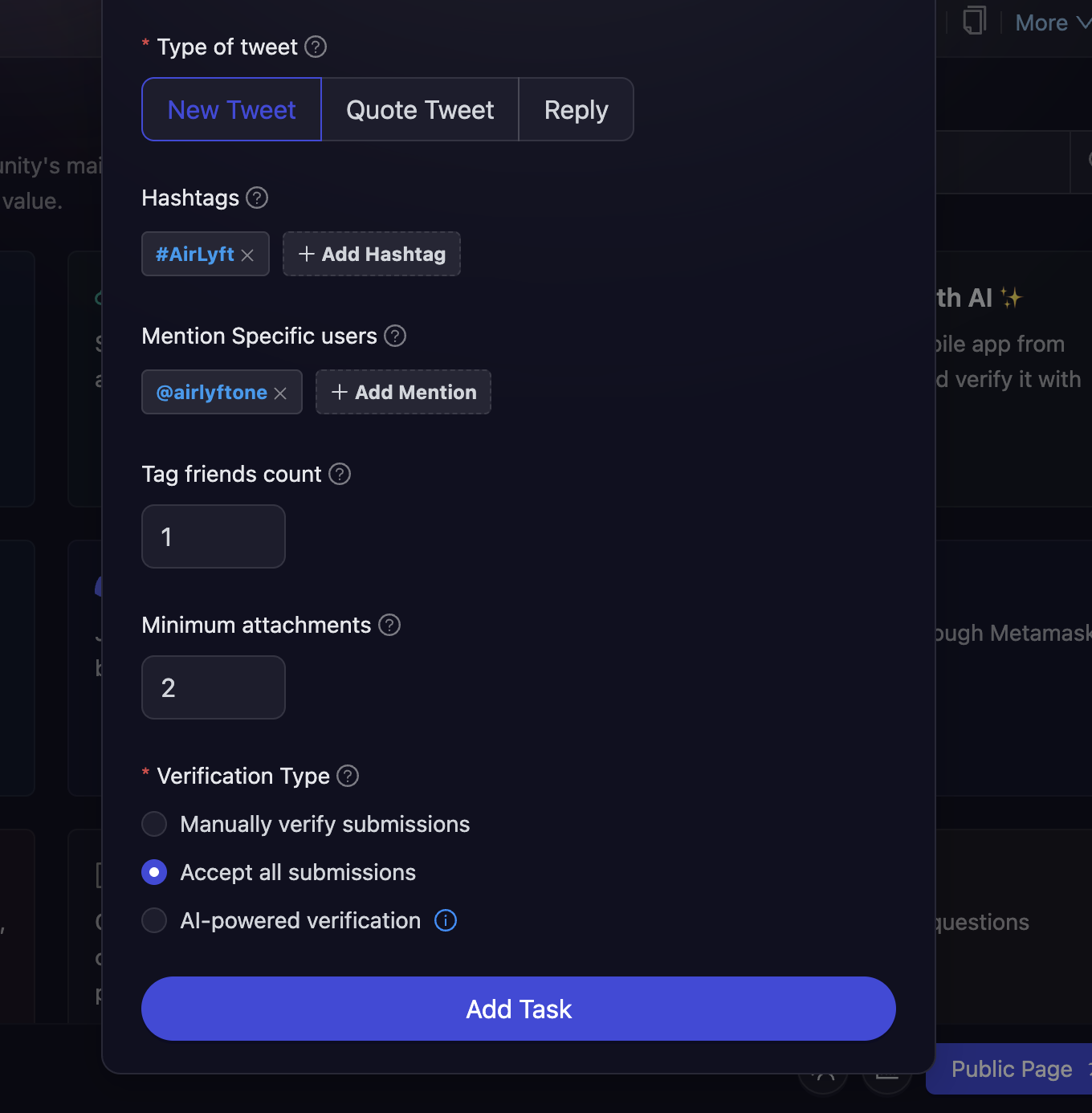 Twitter Specific Content Details