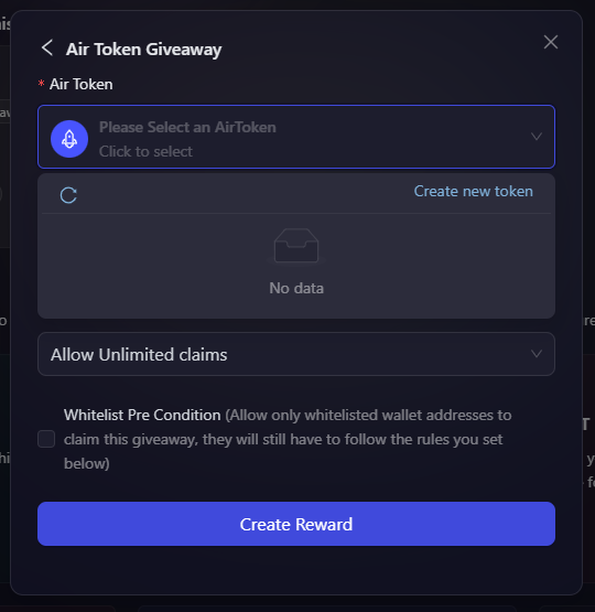 Create New Token