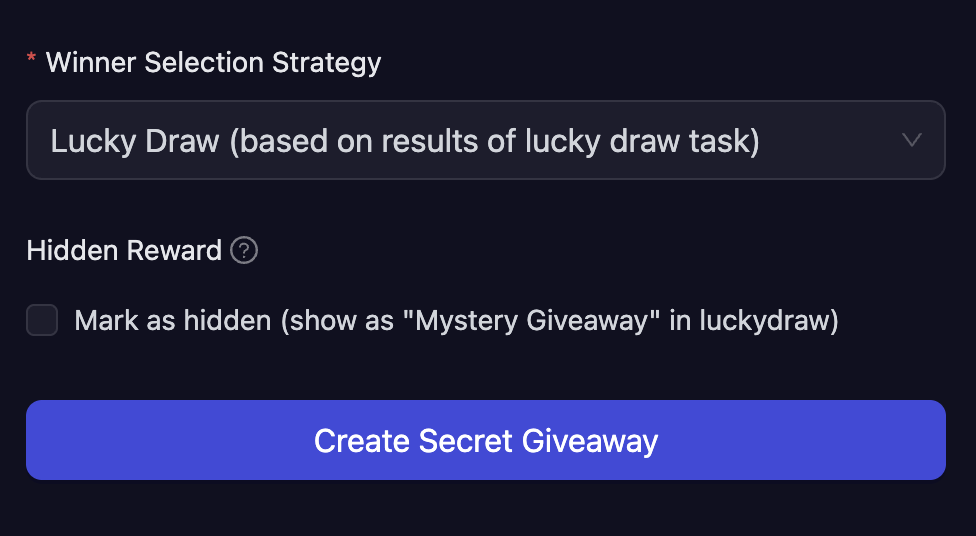 Lucky Draw Distribution