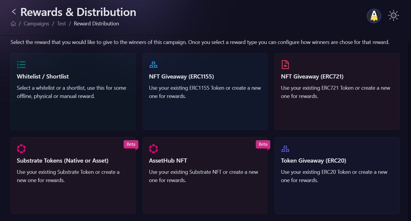 Creating a Substrate Token NFT Giveaway