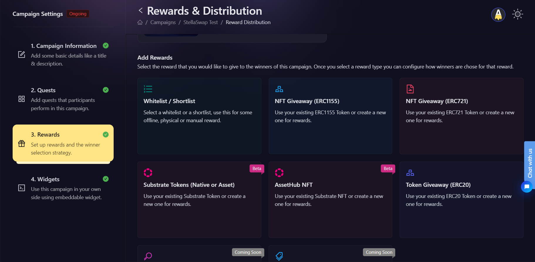 AirToken from Rewards Tab