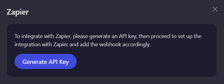 Zapier Key